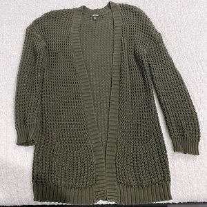 Express Green Cardigan